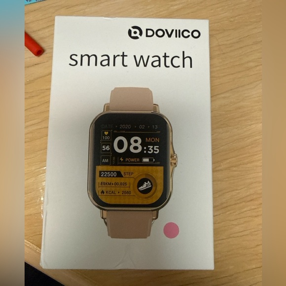 DOVIICO Other - Doviico Smart Watch Rose Gold Blush Band New in Box FREE SHIPPING